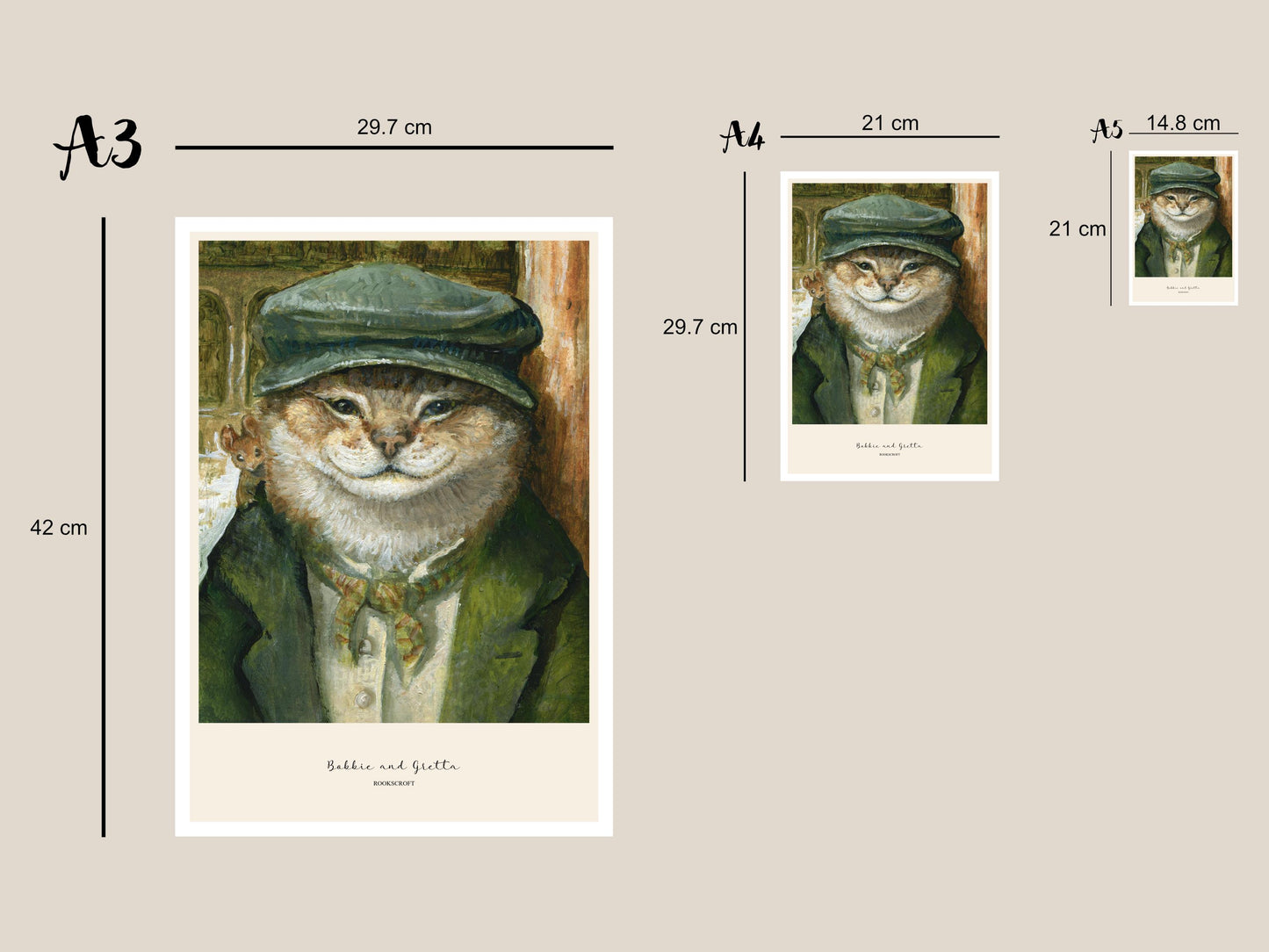 Bobbie and Gretta Art Poster