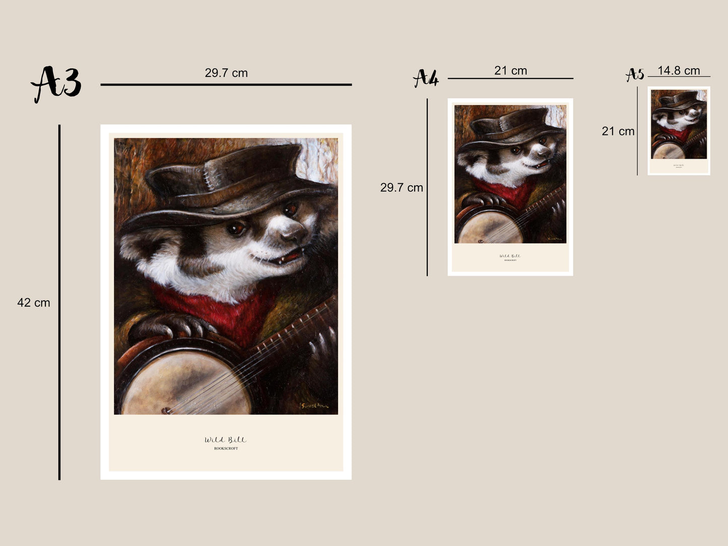 Wild Bill Art Poster