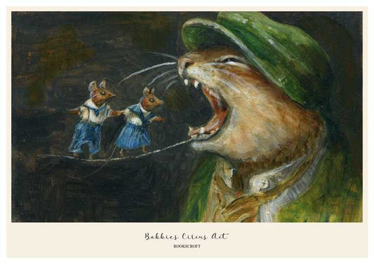 Bobbies Circus Act Art Poster