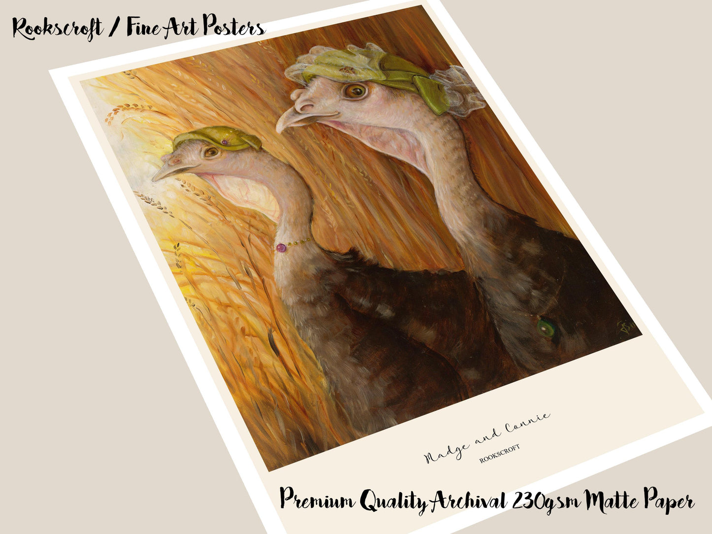 Madge and Connie Art Poster
