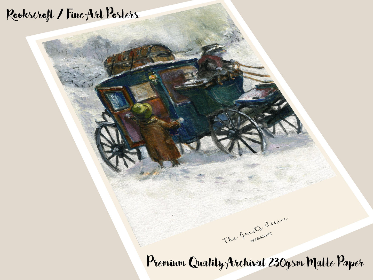 The Guests Arrive Art Poster
