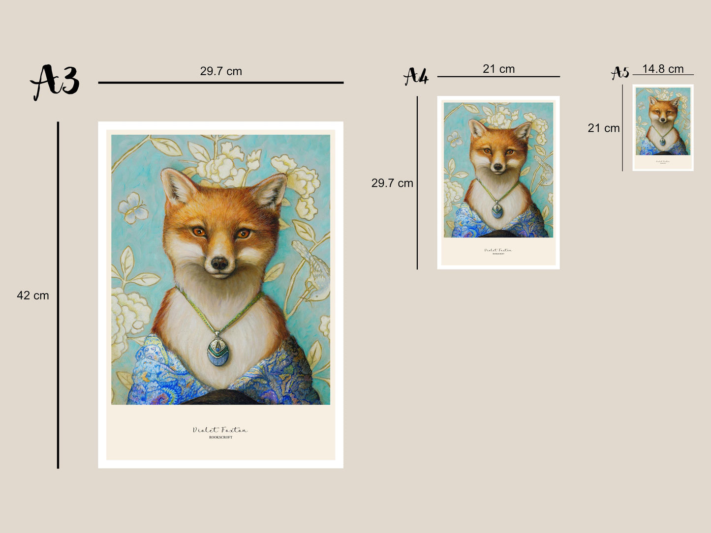 Violet Foxton Art Poster